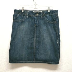 Express denim skirt with pockets side slit size 10